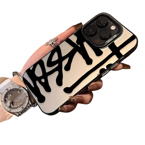 Stilrent og Støtsikkert Mobildeksel med Anti-Fingeravtrykk - iPhone 16 Pro Max