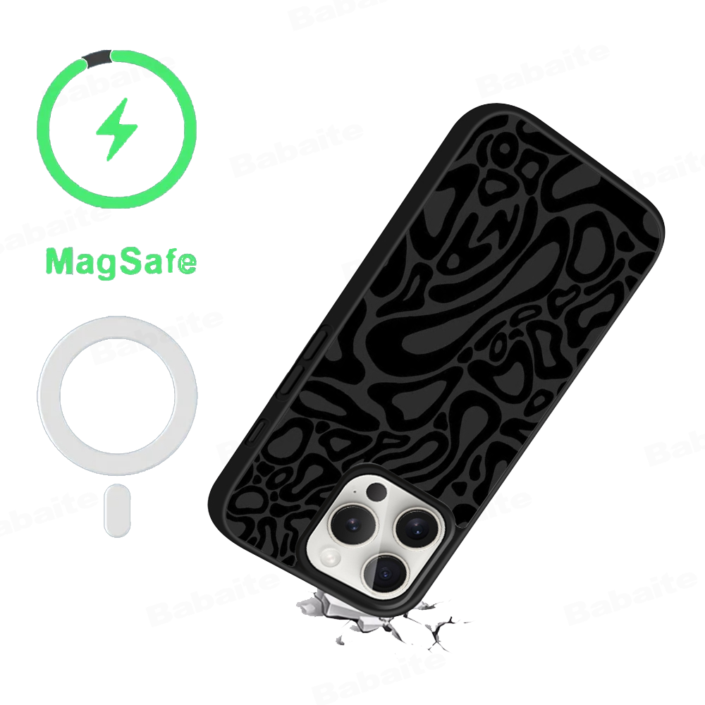 Deksel med MagSafe kompatibelt og mønster design - iPhone 14 Pro Max