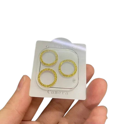 Bling Glitter Diamant Kamera Linsebeskytter for alle iPhone Modellene - Glitter linsebeskytter