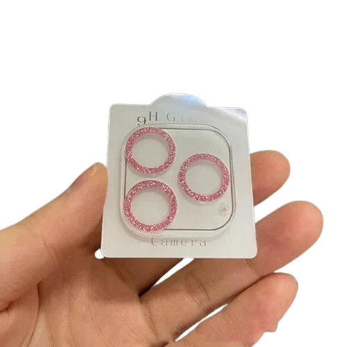 Bling Glitter Diamant Kamera Linsebeskytter for alle iPhone Modellene - Glitter linsebeskytter