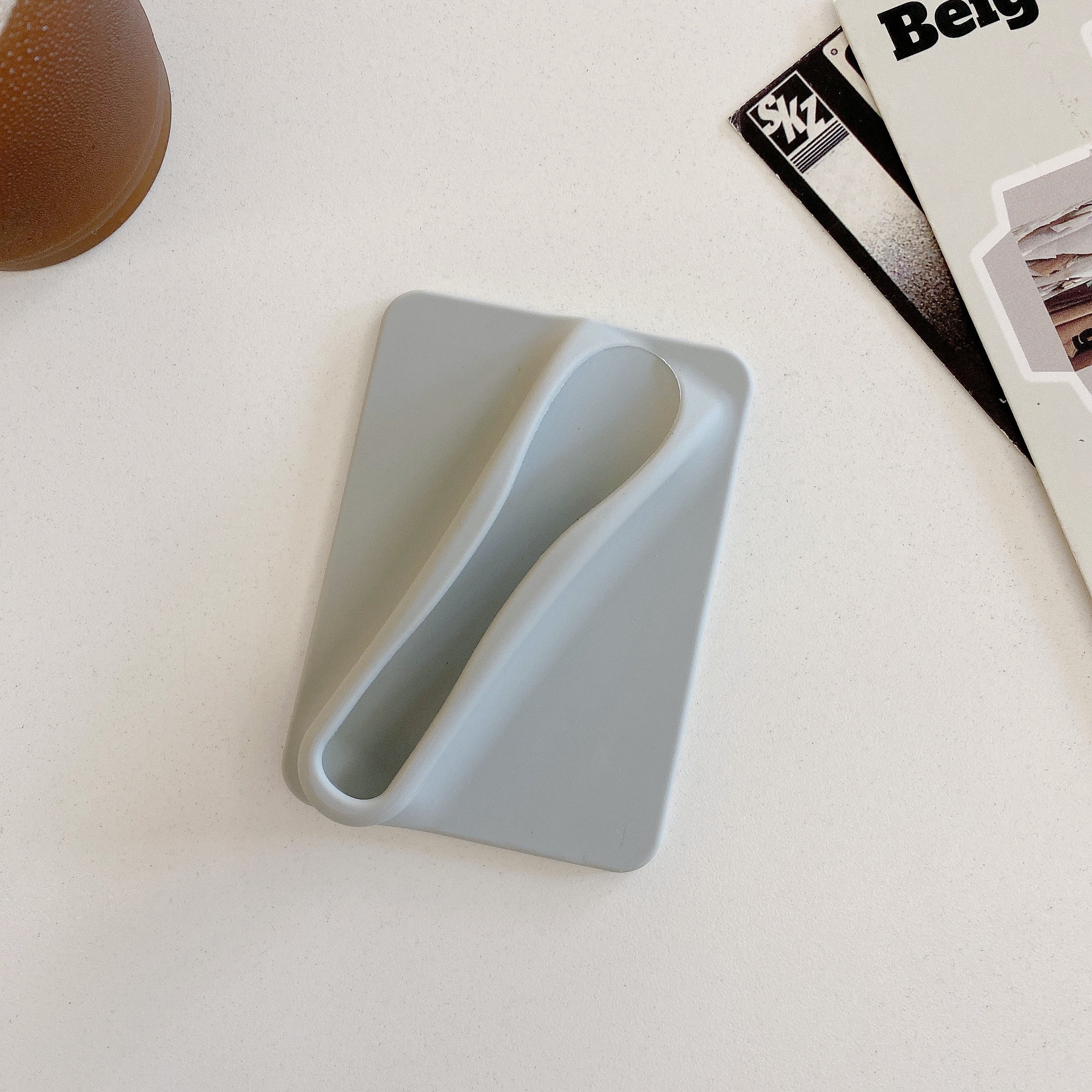 Silikon Lipstick/Leppestift Holder til mobiltelefon - Festes med lim