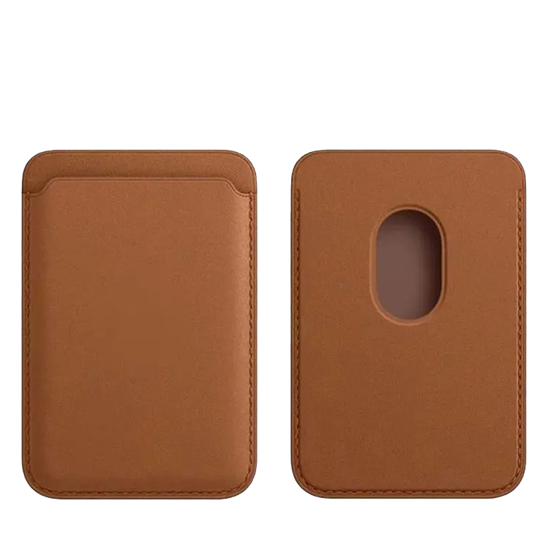 Lær Lommebok Etui med Kortholder og MagSafe