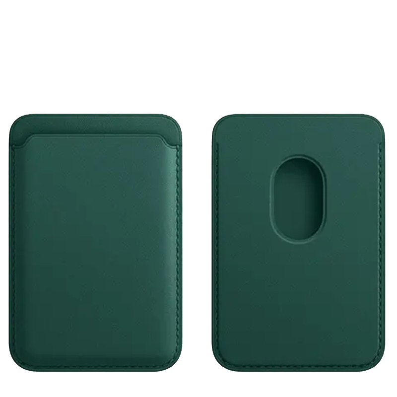 Lær Lommebok Etui med Kortholder og MagSafe