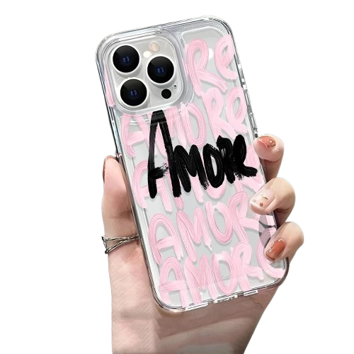 Gjennomsiktig "Amore" Deksel - iPhone 16 Plus