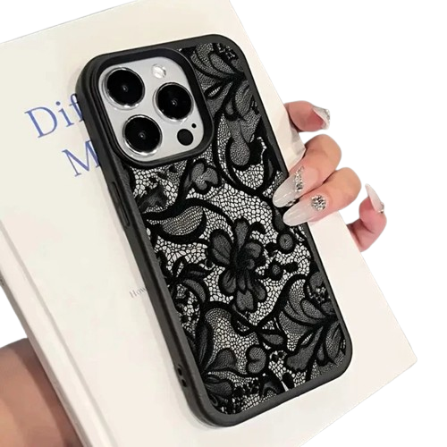 Lace Pattern/Blondemønster Deksel - iPhone 14 Pro Max