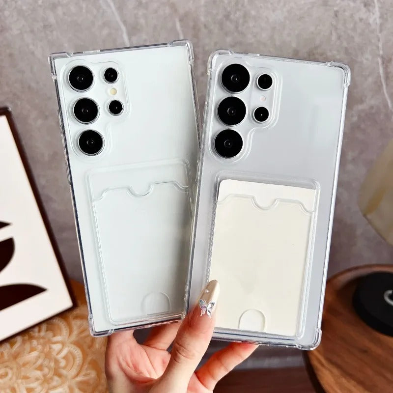 Mobildeksel Med Kort Og Bildeholder - Samsung Galaxy S21 Ultra