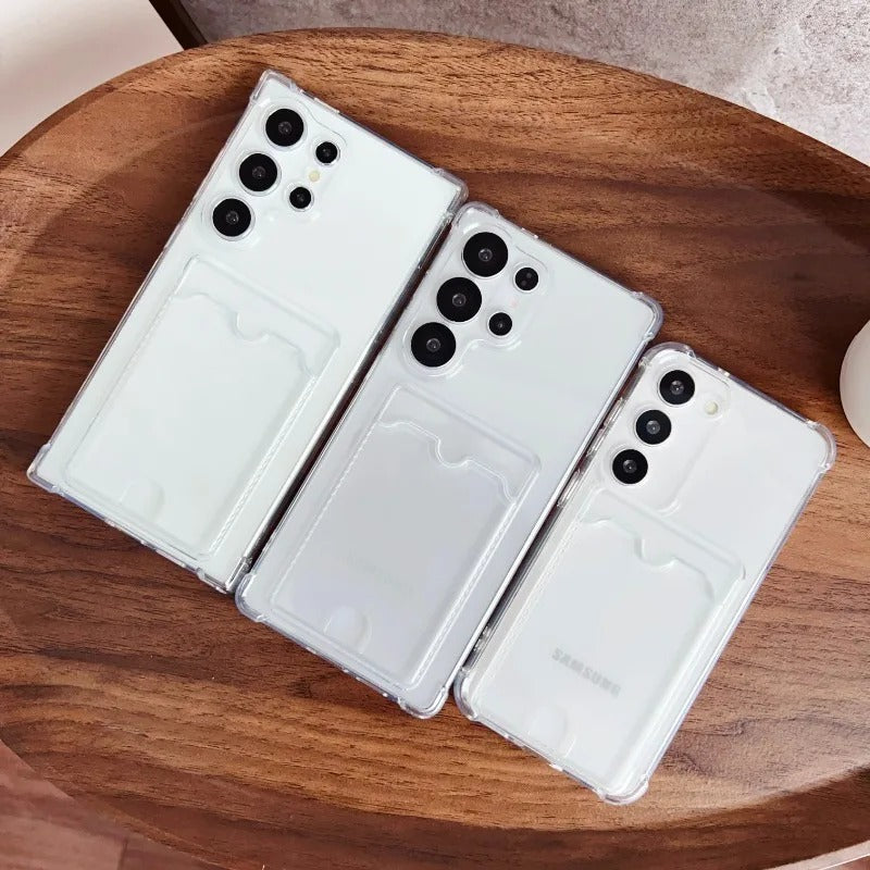 Mobildeksel Med Kort Og Bildeholder - Samsung Galaxy S22 Ultra