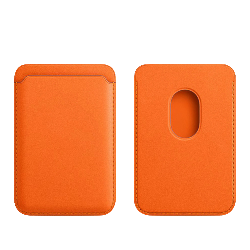 Lær Lommebok Etui med Kortholder og MagSafe