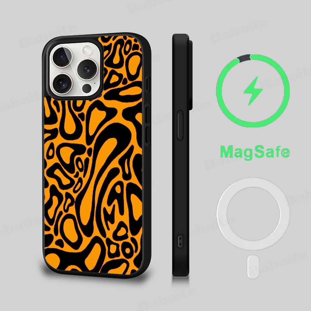 Deksel med MagSafe kompatibelt og mønster design - iPhone 14 Pro Max