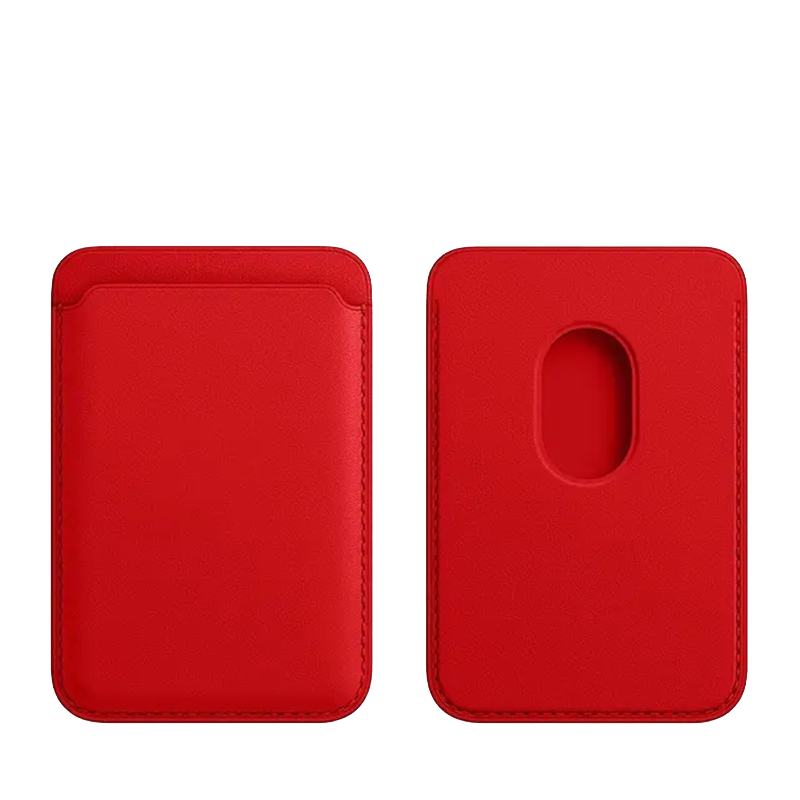 Lær Lommebok Etui med Kortholder og MagSafe