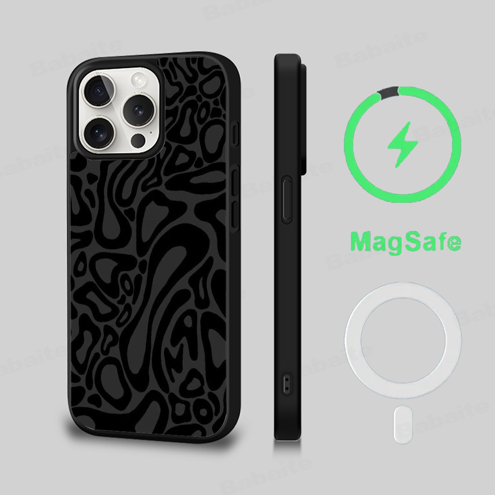 Deksel med MagSafe kompatibelt og mønster design - iPhone 14 Pro Max