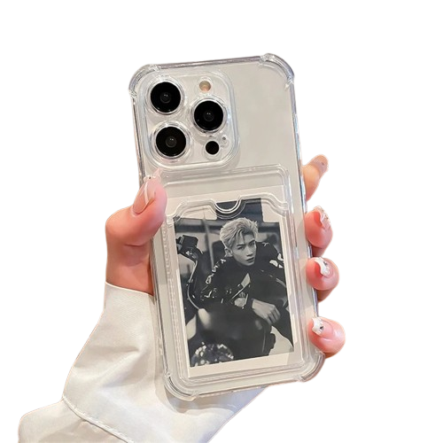 Mobildeksel Med Kort Og Bildeholder - iPhone 14 Pro Max