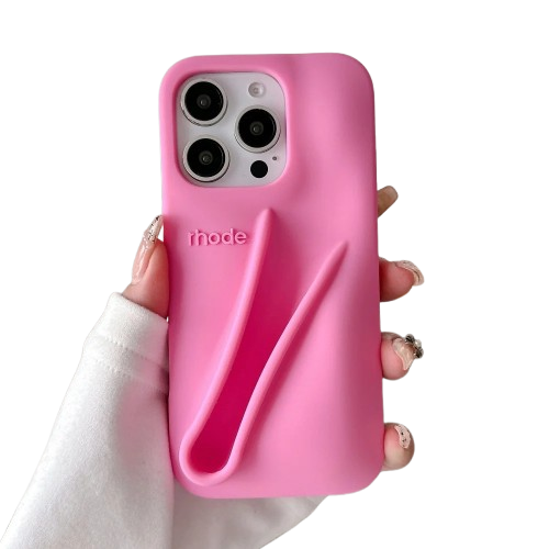 Silikon Lipstick/Leppestift/Lipgloss Holder Mobil Deksel - iPhone 14 Pro Max