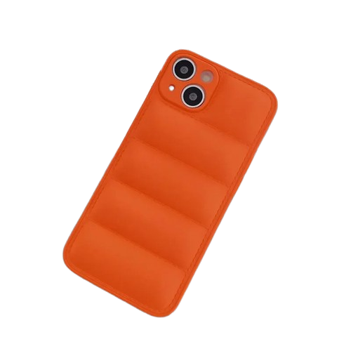 Silikondeksel Med Dunjakke-Look - iPhone 14 Pro Max