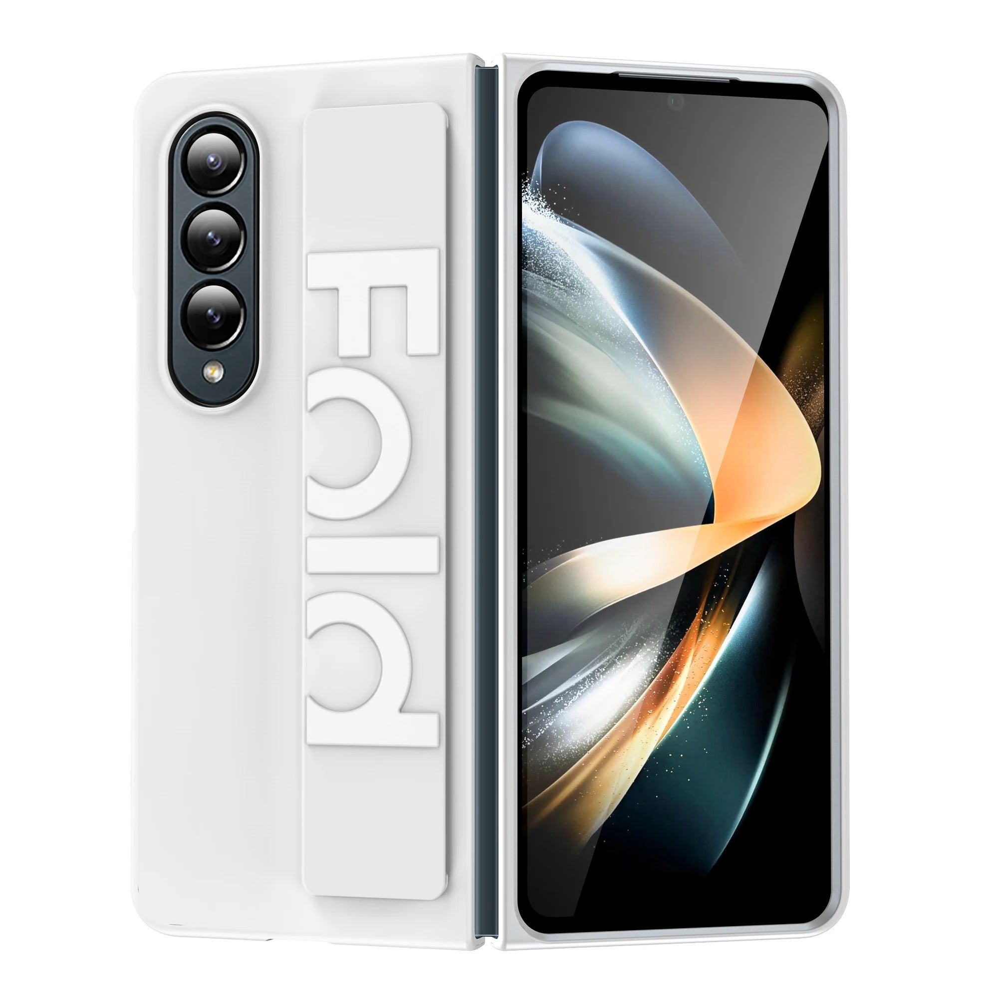 Matt Silikondeksel med Håndledds Stropp - Samsung Galaxy Z Fold 5