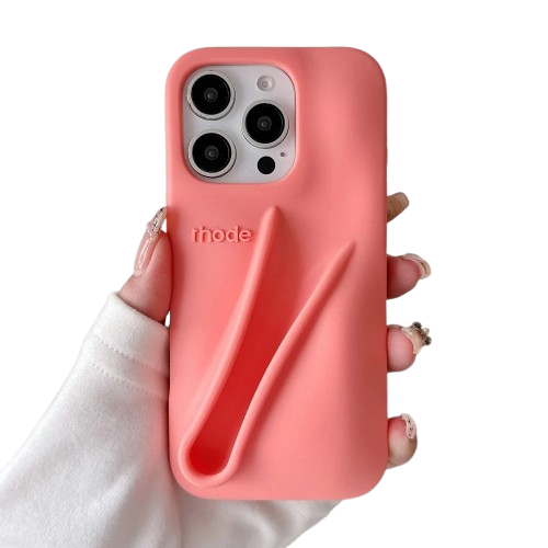 Silikon Lipstick/Leppestift/Lipgloss Holder Mobil Deksel - iPhone 14 Pro Max