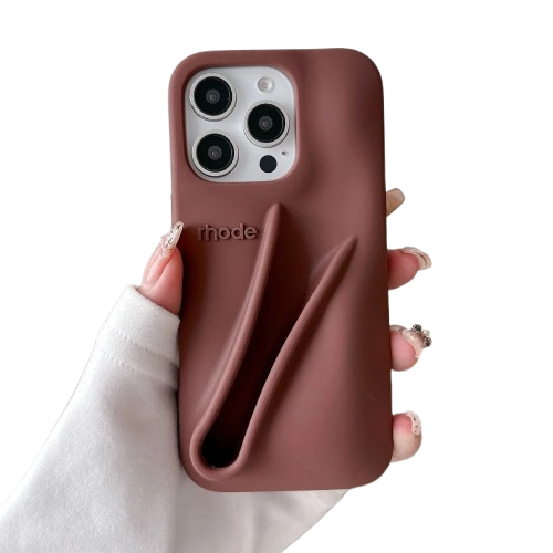 Silikon Lipstick/Leppestift/Lipgloss Holder Mobil Deksel - iPhone 14 Pro Max